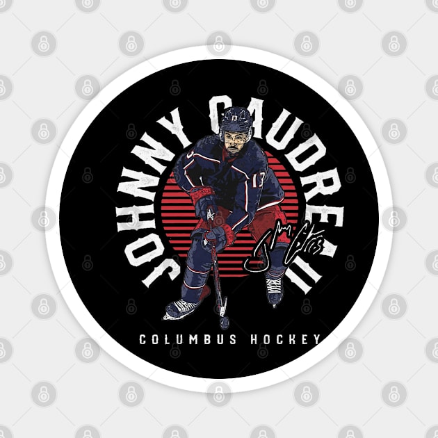 Johnny Gaudreau Columbus Emblem Magnet by lavonneroberson